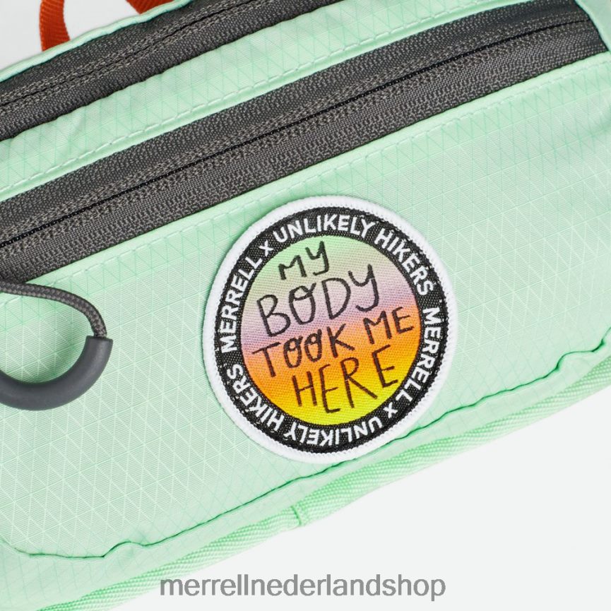 Merrell uniseks 4FFP6T373 crest 1.5l lendenrugzak x onwaarschijnlijke wandelaars (jas26687-330) accessoires mist groen