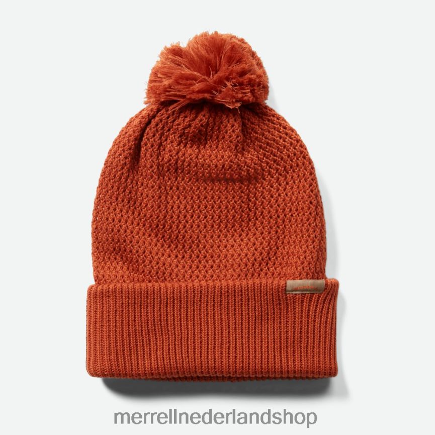 Merrell uniseks 4FFP6T376 Wafelbeanie met bolletjes (jaf26648-787) accessoires pottenbakkers klei