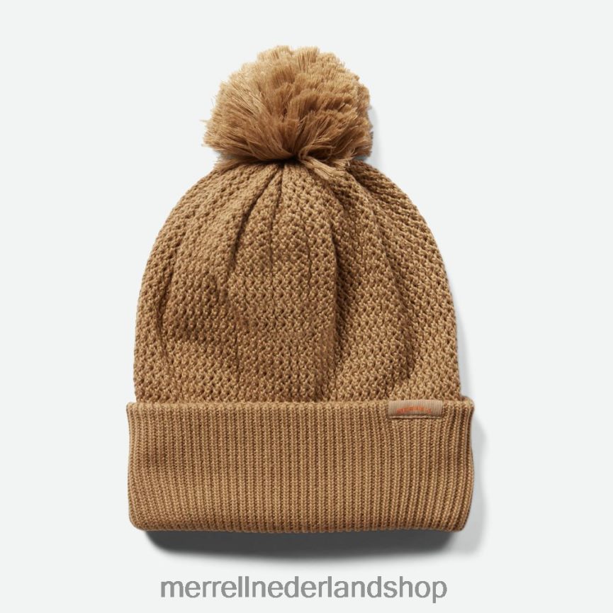 Merrell uniseks 4FFP6T377 Wafelbeanie met bolletjes (jaf26648-176) accessoires sepia-tint
