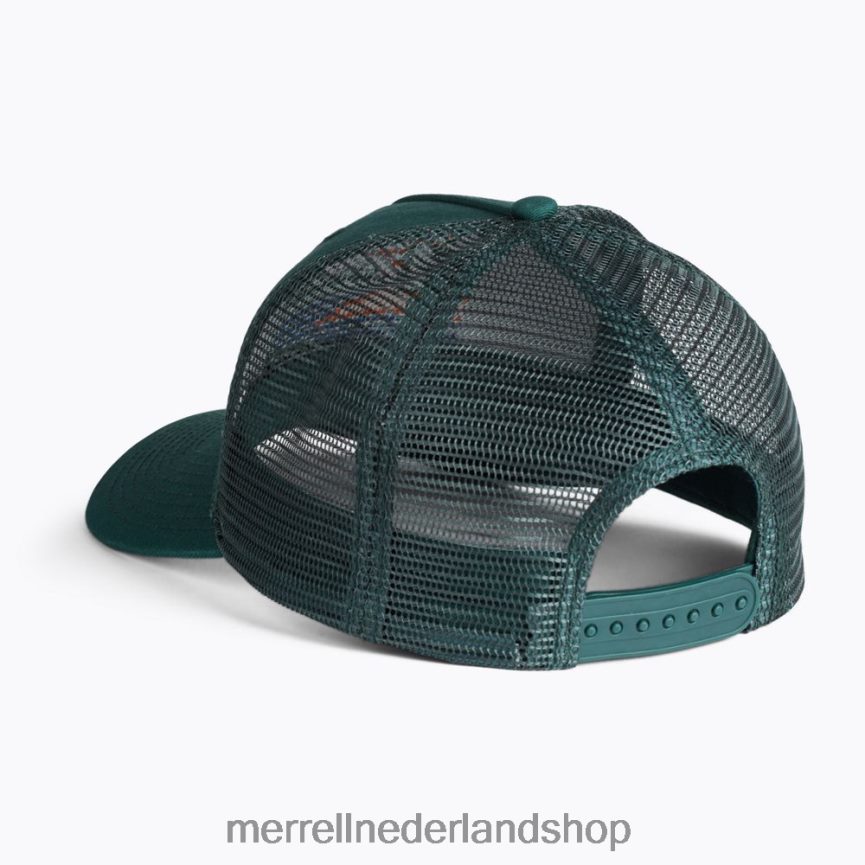 Merrell uniseks 4FFP6T378 truckerpet aan het meer (jaf26653-325) accessoires zee mos