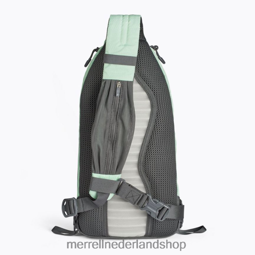 Merrell uniseks 4FFP6T477 crest 8l sling x onwaarschijnlijke wandelaars (jas26688-330) accessoires mist groen