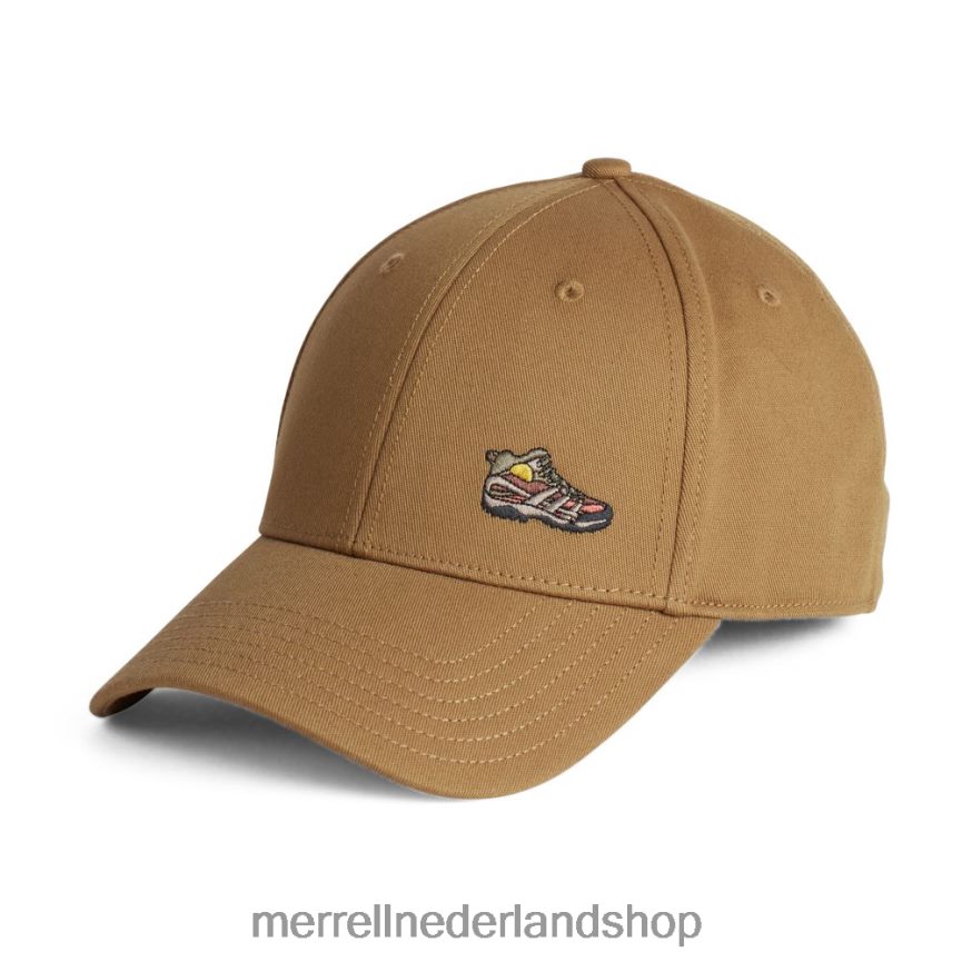 Merrell uniseks 4FFP6T488 moab twill elastische hoed (jas26449-168) accessoires iepenhout