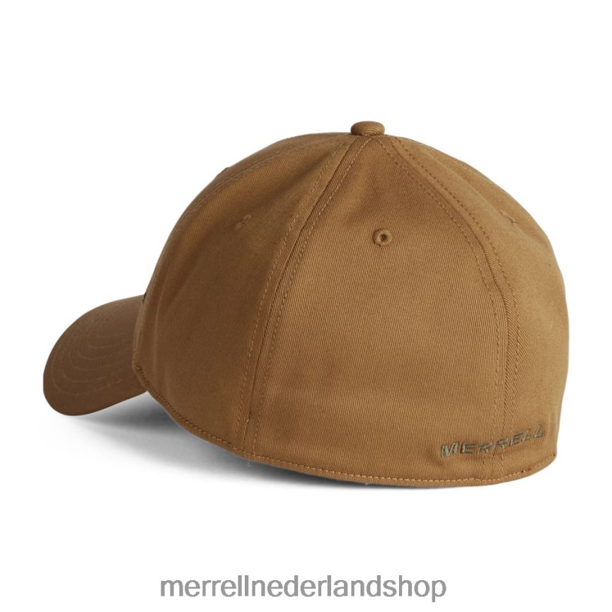 Merrell uniseks 4FFP6T488 moab twill elastische hoed (jas26449-168) accessoires iepenhout