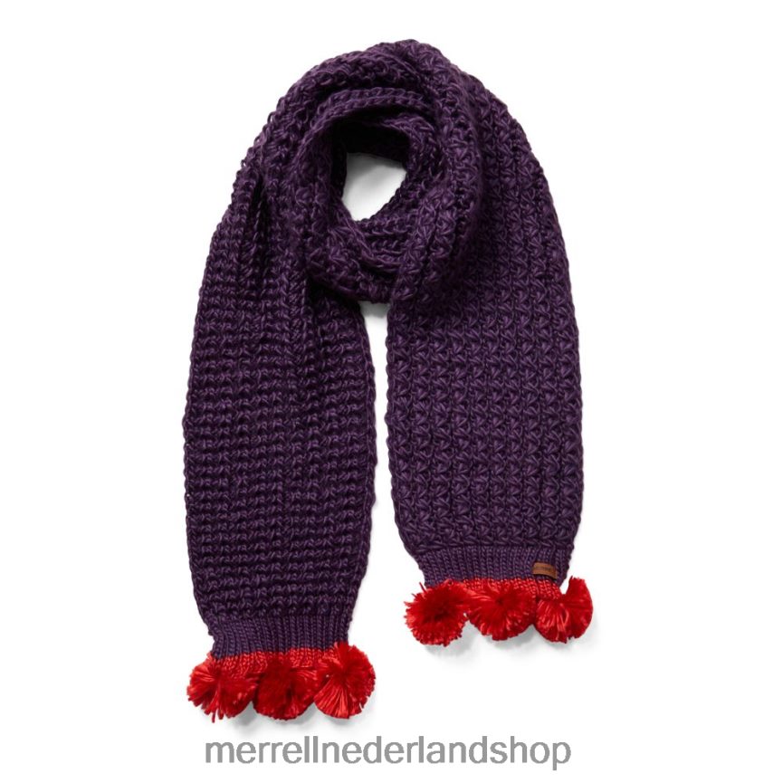 Merrell uniseks 4FFP6T562 trailhead pom sjaal (jaf26279-620) accessoires bordeaux/lava