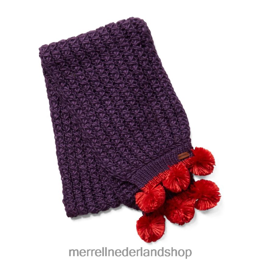 Merrell uniseks 4FFP6T562 trailhead pom sjaal (jaf26279-620) accessoires bordeaux/lava