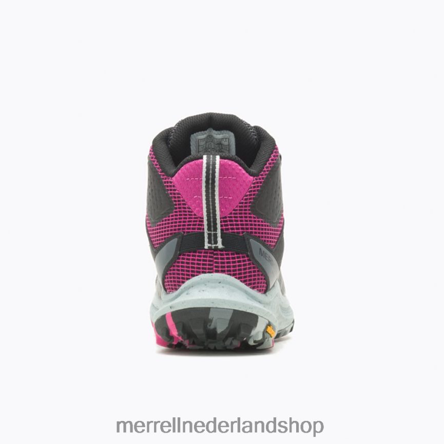 Merrell uniseks 4FFP6T1084 antora 3 mid waterdicht (j067582) schoenen zwart/fuchsia