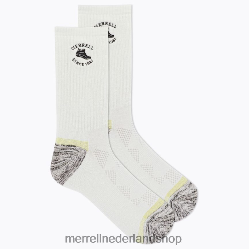 Merrell uniseks 4FFP6T297 moab wandelsok met crew (jsf26892-100) accessoires wit