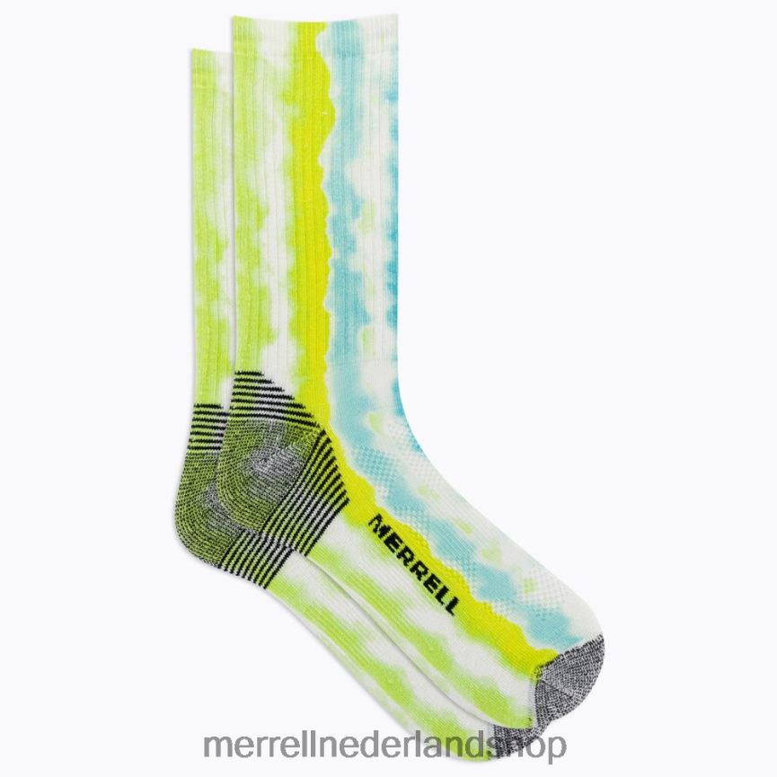 Merrell uniseks 4FFP6T303 moab 360 print geschilderde strepen crew sok (jss27003-401) accessoires blauwe multi