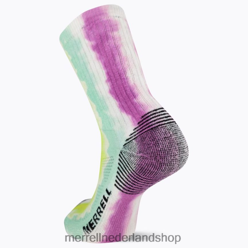 Merrell uniseks 4FFP6T304 moab 360 print geschilderde strepen crew sok (jss27003-652) accessoires roze multi
