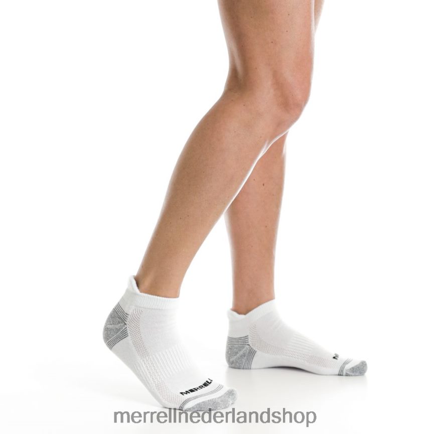 Merrell uniseks 4FFP6T360 gerecyclede laag uitgesneden sokken 3 stuks (jsf25059-041) accessoires grijs gemêleerd assorti