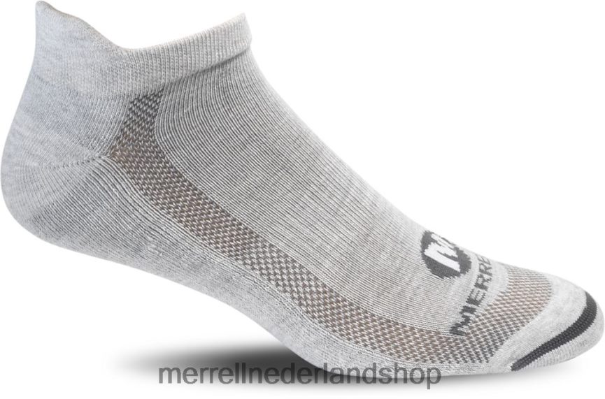 Merrell uniseks 4FFP6T361 gerecyclede laag uitgesneden sokken 3 stuks (jsf24606-041) accessoires grijs gemêleerd assorti