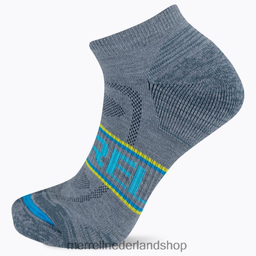 Merrell uniseks 4FFP6T524 gezoneerde laag uitgesneden wandelsok (jss27009-401) accessoires blauwe multi