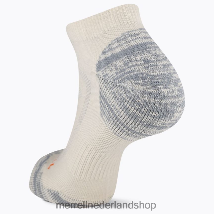 Merrell uniseks 4FFP6T527 gezoneerde laag uitgesneden wandelsok (jsf25745-100) accessoires wit