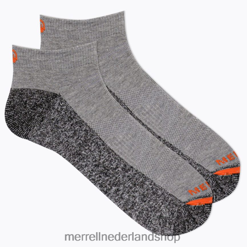 Merrell uniseks 4FFP6T711 actief werk laag uitgesneden 3-pack (jss26714-050) accessoires grijs