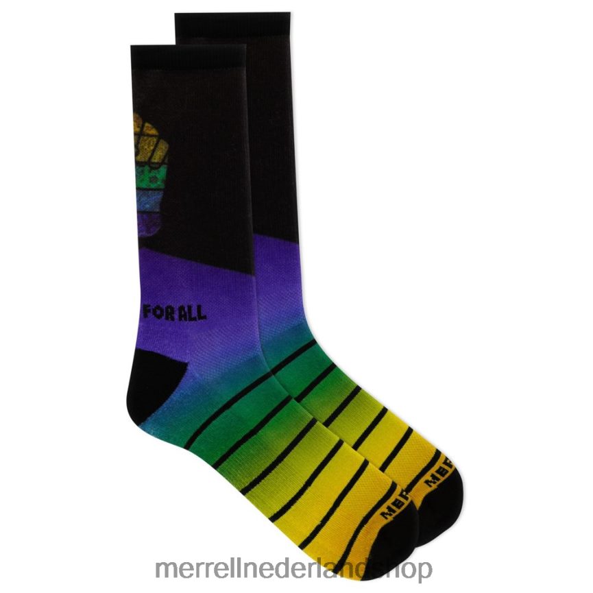 Merrell uniseks 4FFP6T723 outdoor voor alle bedrukte outdoor crew sokken (jss26445-400) accessoires blauw
