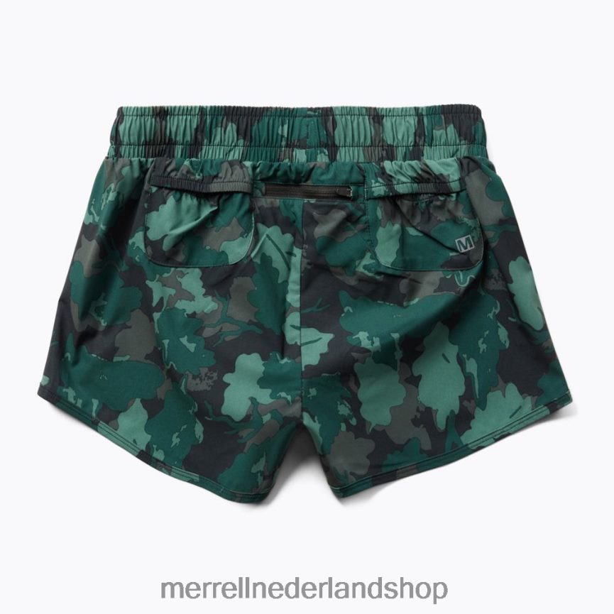 Merrell vrouwen 4FFP6T1119 kort trailrunning (jwf26561-330) kleren zee mos blad afdrukken