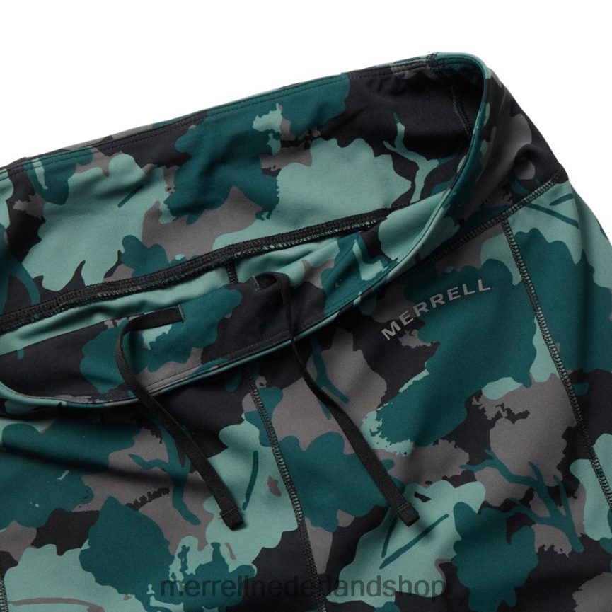 Merrell vrouwen 4FFP6T1194 trailrunning legging (jwf26560-330) kleren zee mos blad afdrukken