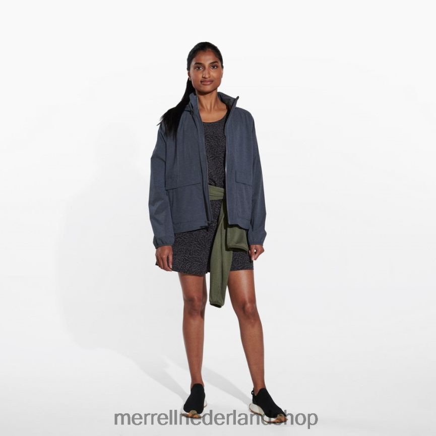 Merrell vrouwen 4FFP6T1183 opvouwbare alpine regenhoes (jws26352-003) kleren zwarte heide