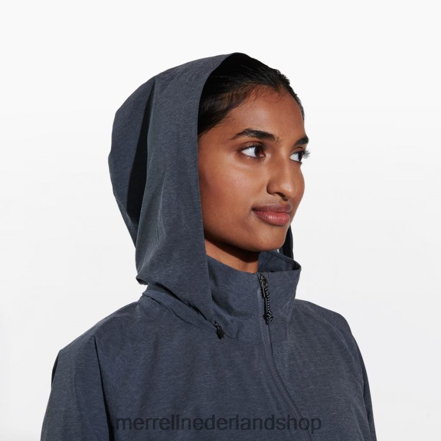 Merrell vrouwen 4FFP6T1183 opvouwbare alpine regenhoes (jws26352-003) kleren zwarte heide