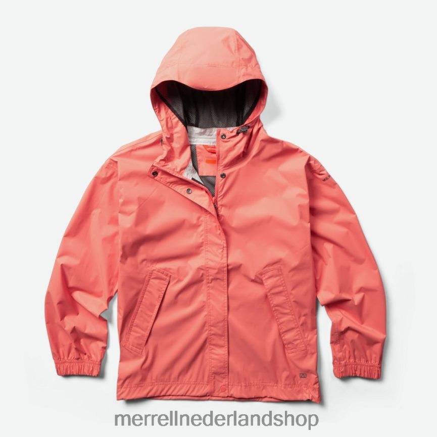 Merrell vrouwen 4FFP6T1202 fallon regenjack (jws26353-628) kleren perzik echo