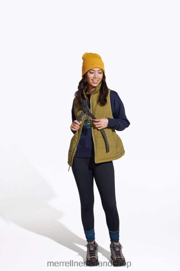 Merrell vrouwen 4FFP6T1313 terrein geïsoleerd vest (jwf26548-174) kleren martini-olijf