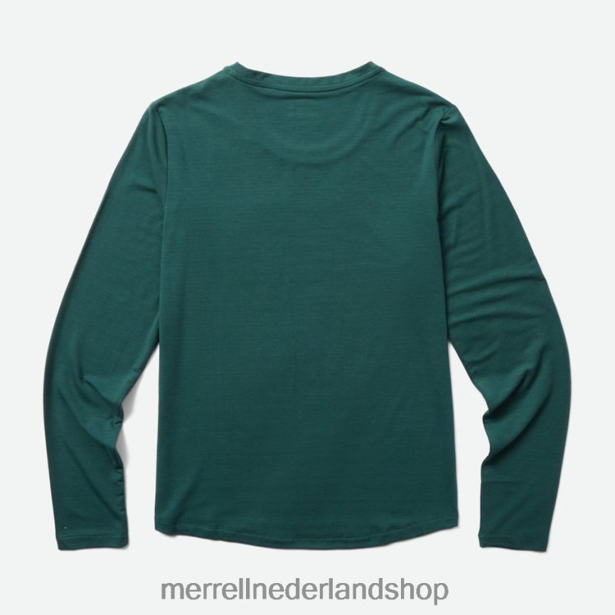 Merrell vrouwen 4FFP6T1233 dagelijks T-shirt met lange mouwen en tencel (jwf26604-325) kleren zee mos