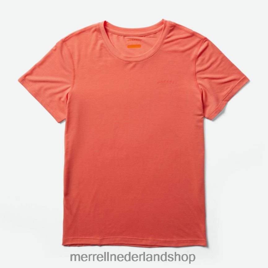 Merrell vrouwen 4FFP6T1000 T-shirt voor dagelijks gebruik met tencel (jws26442-628) kleren perzik echo