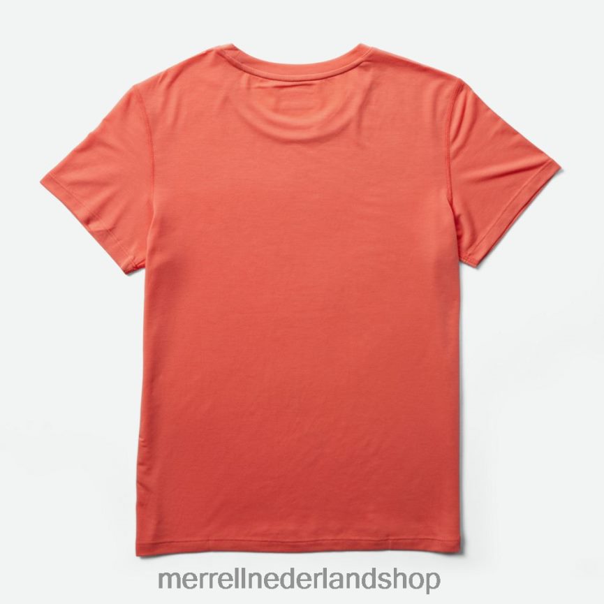 Merrell vrouwen 4FFP6T1000 T-shirt voor dagelijks gebruik met tencel (jws26442-628) kleren perzik echo