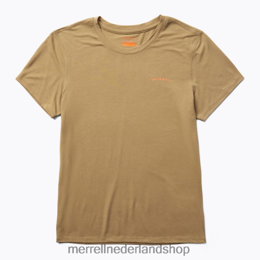 Merrell vrouwen 4FFP6T1003 T-shirt voor dagelijks gebruik met tencel (jws26442-168) kleren iepenhout