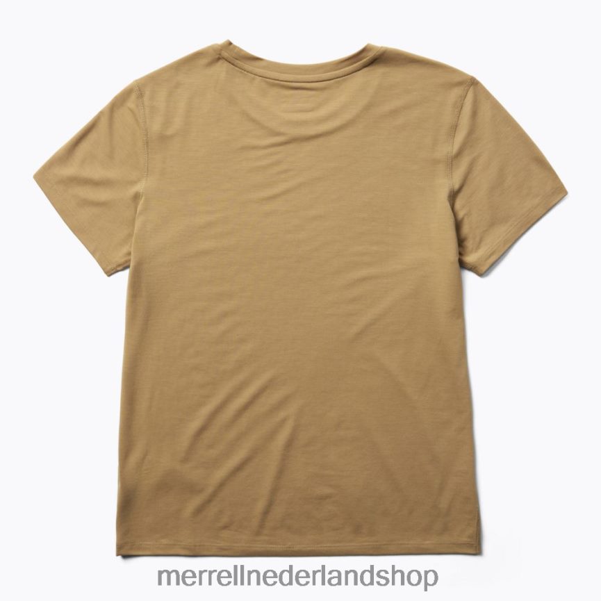 Merrell vrouwen 4FFP6T1003 T-shirt voor dagelijks gebruik met tencel (jws26442-168) kleren iepenhout