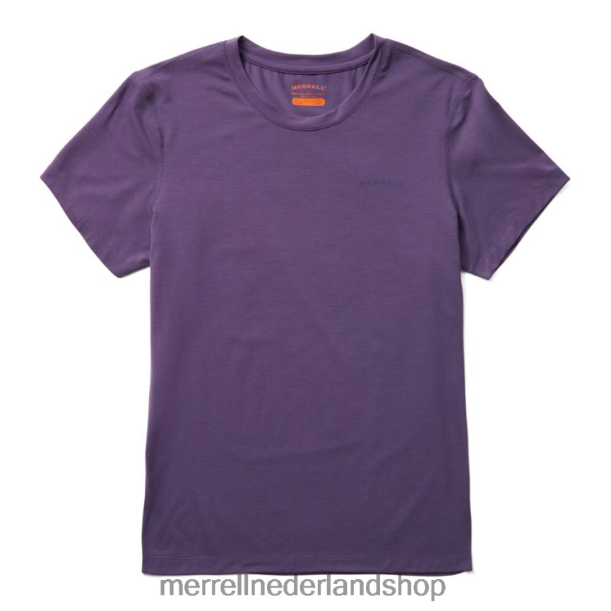 Merrell vrouwen 4FFP6T1004 T-shirt voor dagelijks gebruik met tencel (jws26442-631) kleren paarse heerschappij