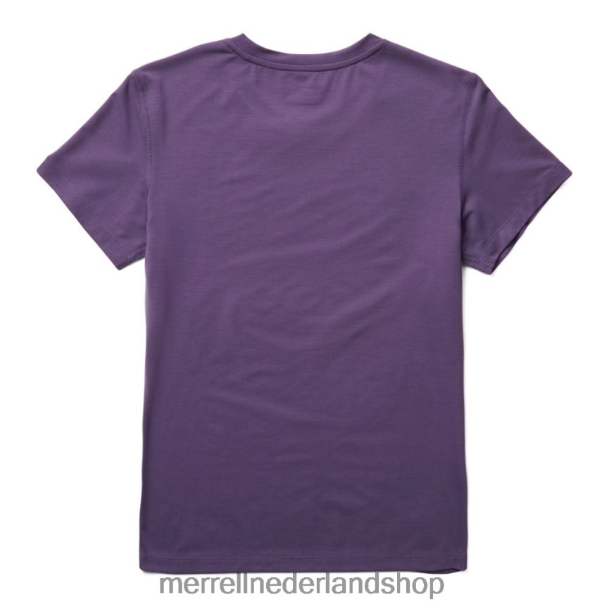Merrell vrouwen 4FFP6T1004 T-shirt voor dagelijks gebruik met tencel (jws26442-631) kleren paarse heerschappij
