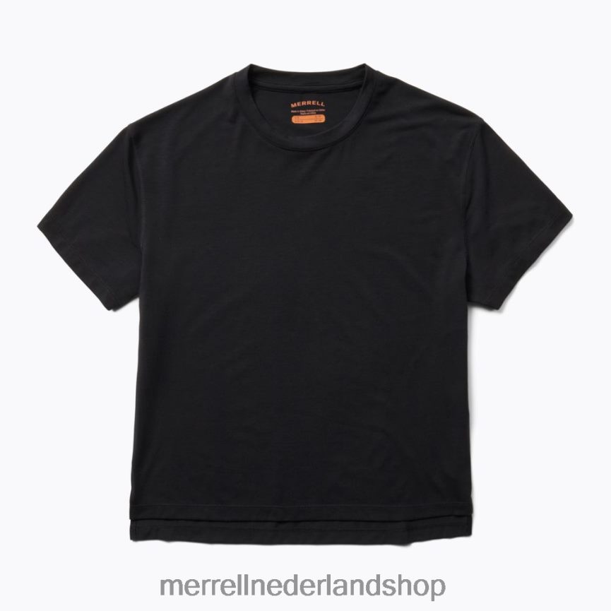 Merrell vrouwen 4FFP6T1009 perfect T-shirt met tencel (jws26864-010) kleren zwart