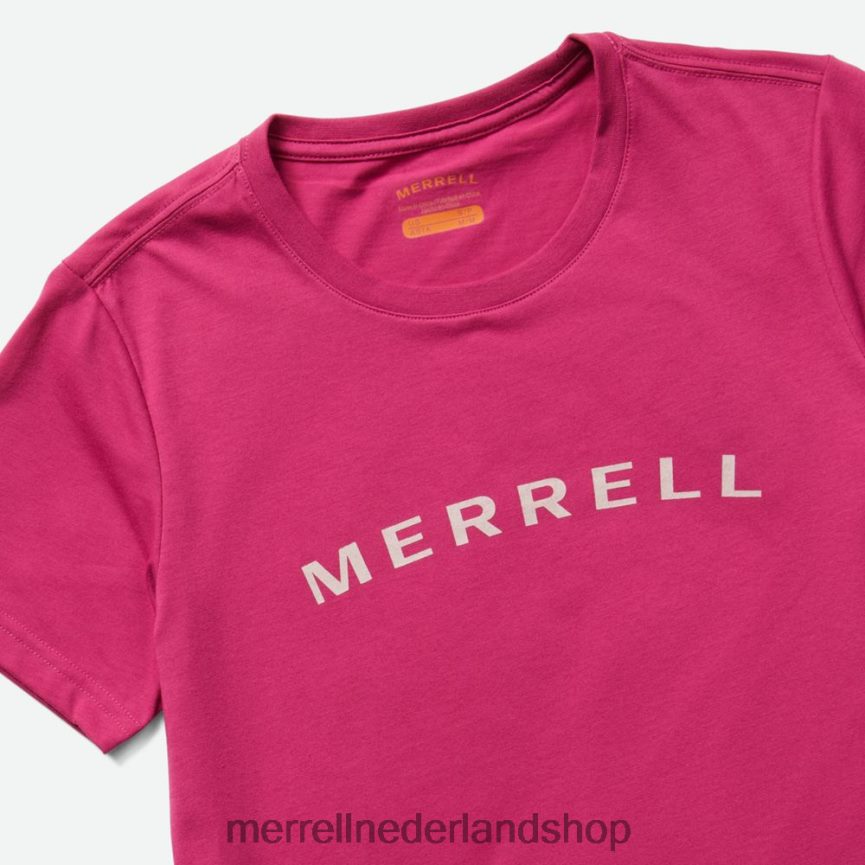 Merrell vrouwen 4FFP6T1300 wordmark T-shirt met korte mouwen (jws26368-625) kleren cactus bloem