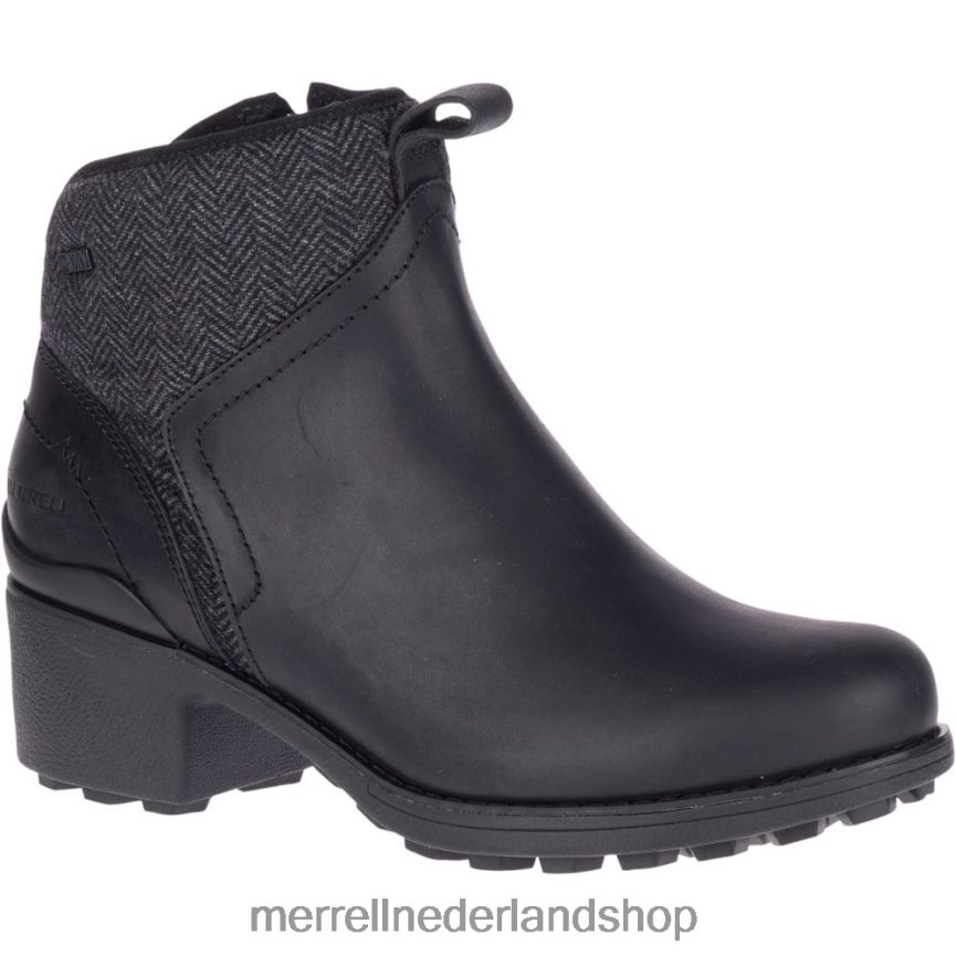 Merrell vrouwen 4FFP6T1151 chateau ii mid pull waterdicht (j000886) schoenen zwart/houtskool