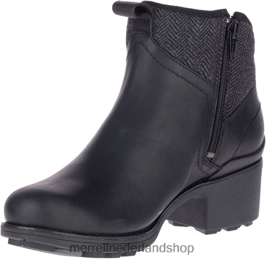 Merrell vrouwen 4FFP6T1151 chateau ii mid pull waterdicht (j000886) schoenen zwart/houtskool