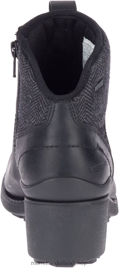 Merrell vrouwen 4FFP6T1151 chateau ii mid pull waterdicht (j000886) schoenen zwart/houtskool