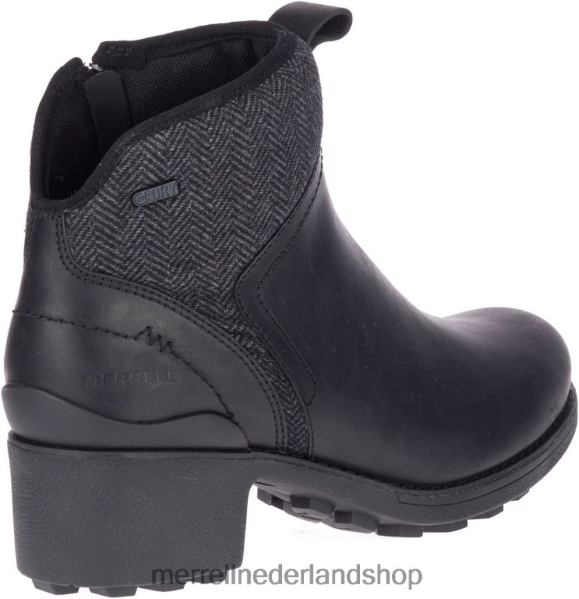 Merrell vrouwen 4FFP6T1151 chateau ii mid pull waterdicht (j000886) schoenen zwart/houtskool