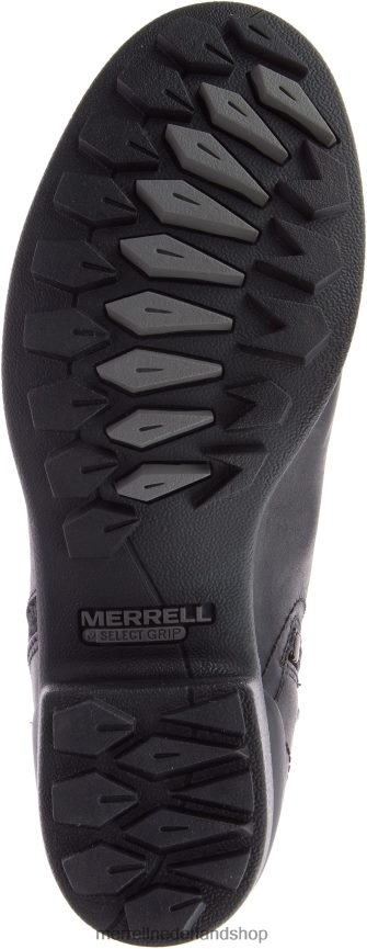 Merrell vrouwen 4FFP6T1151 chateau ii mid pull waterdicht (j000886) schoenen zwart/houtskool