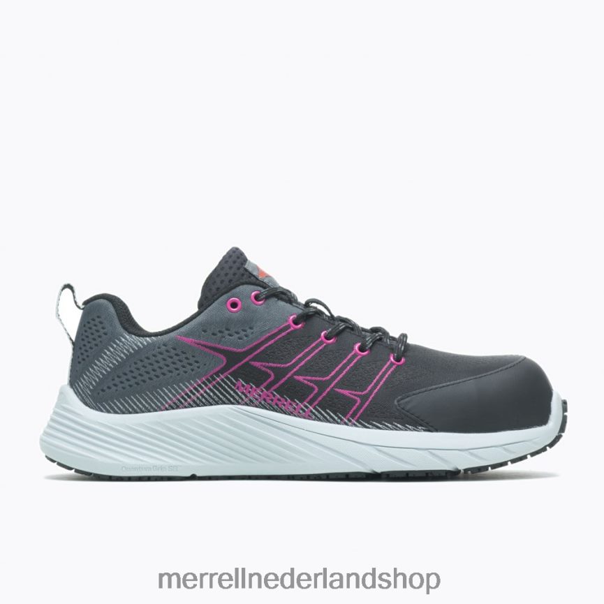 Merrell vrouwen 4FFP6T1237 moab vlucht koolstofvezel (j005174) schoenen zwart/fuchsia