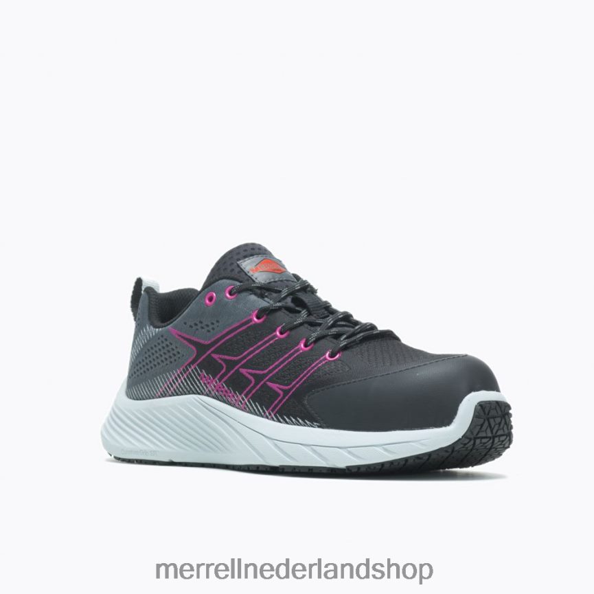 Merrell vrouwen 4FFP6T1237 moab vlucht koolstofvezel (j005174) schoenen zwart/fuchsia
