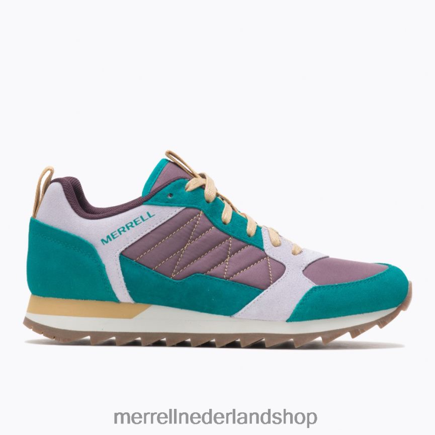 Merrell vrouwen 4FFP6T850 alpine sneaker (j004150) schoenen bordeauxrood/groenblauw