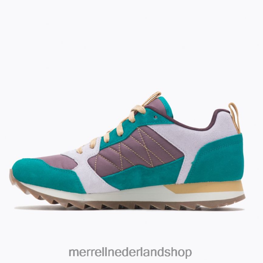Merrell vrouwen 4FFP6T850 alpine sneaker (j004150) schoenen bordeauxrood/groenblauw