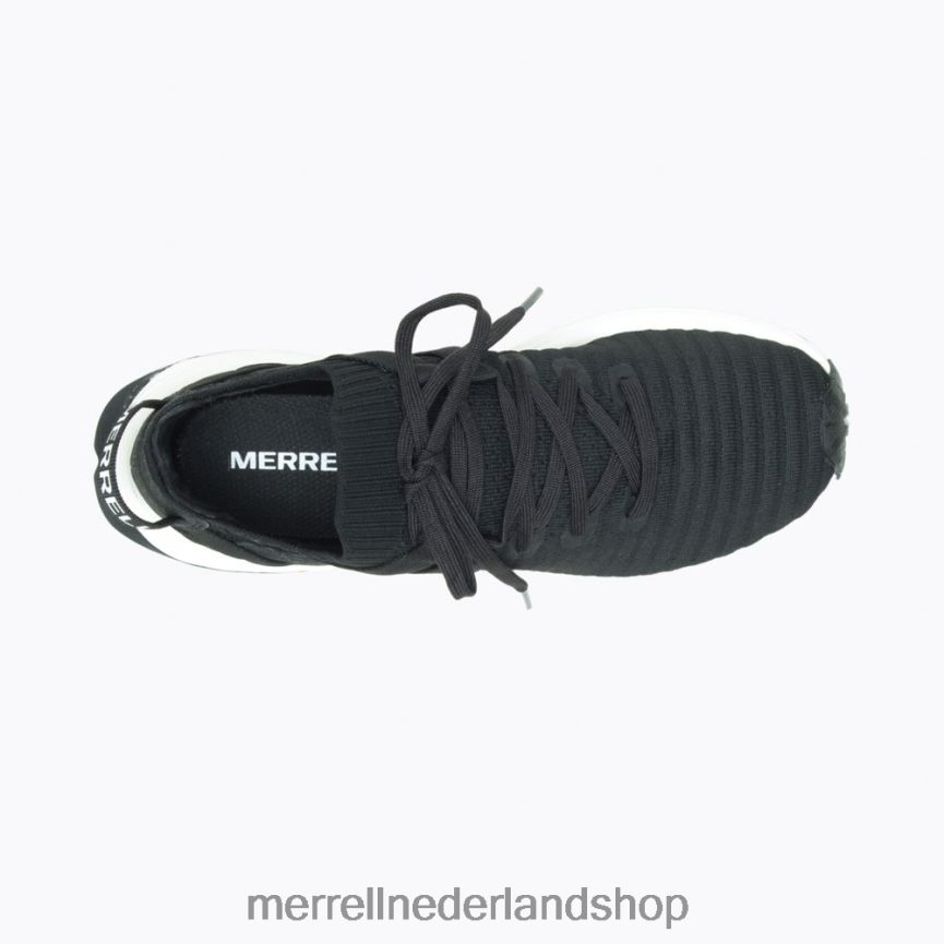 Merrell vrouwen 4FFP6T911 begin vetersneaker (j067280) schoenen zwart wit