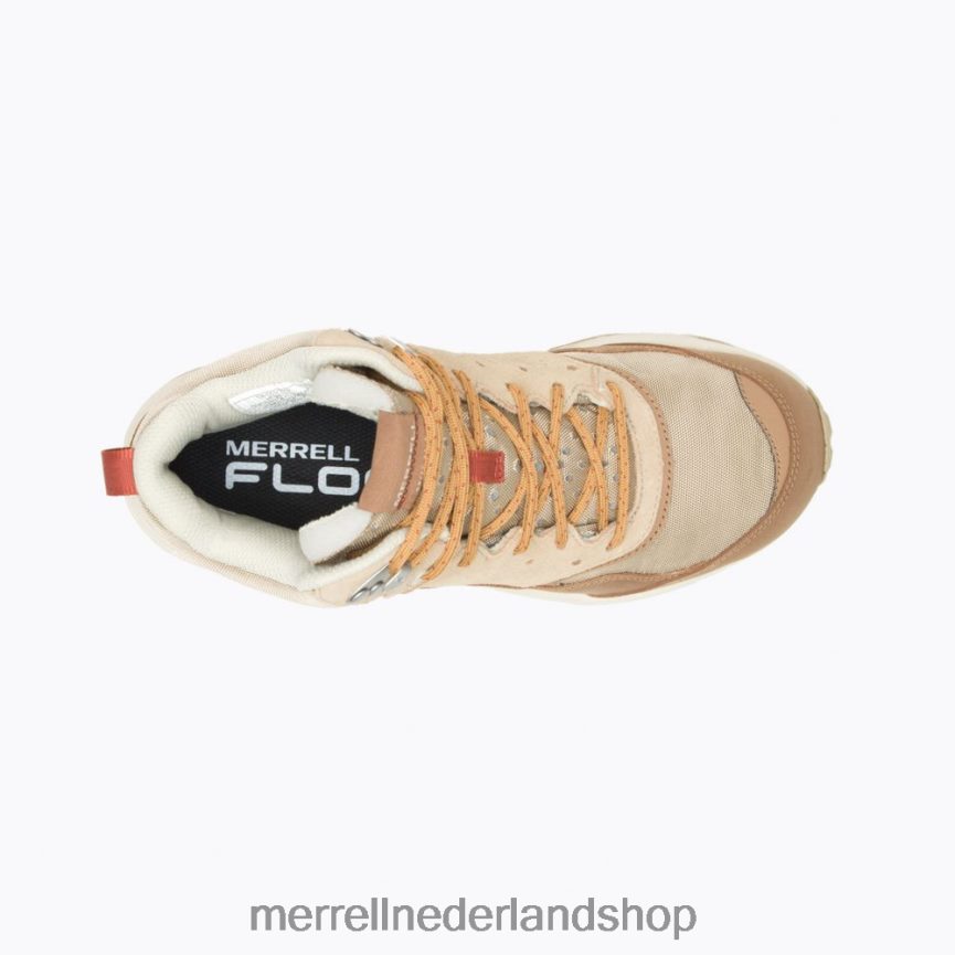 Merrell vrouwen 4FFP6T829 speed solo mid waterdicht (j005386) schoenen tabak/goud