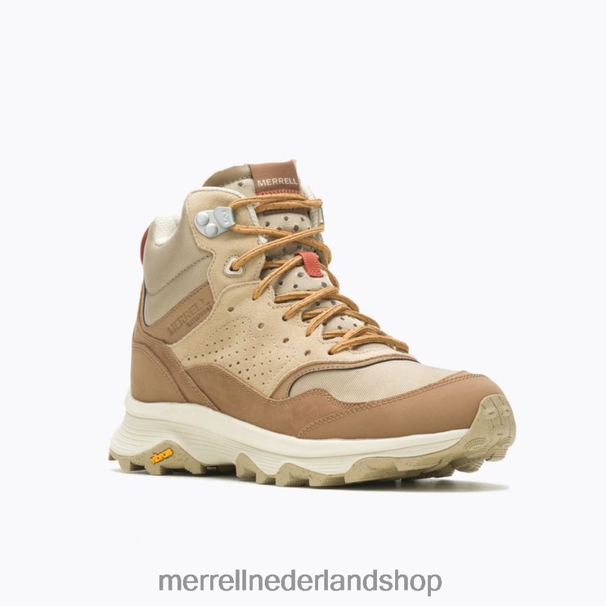 Merrell vrouwen 4FFP6T829 speed solo mid waterdicht (j005386) schoenen tabak/goud