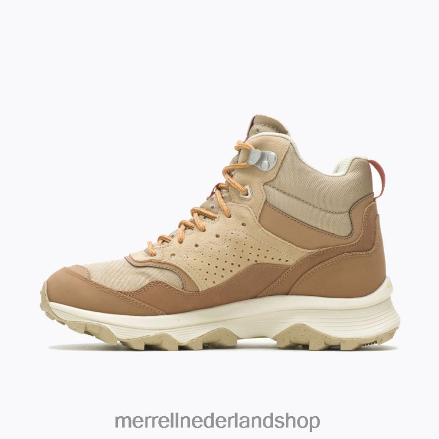 Merrell vrouwen 4FFP6T829 speed solo mid waterdicht (j005386) schoenen tabak/goud