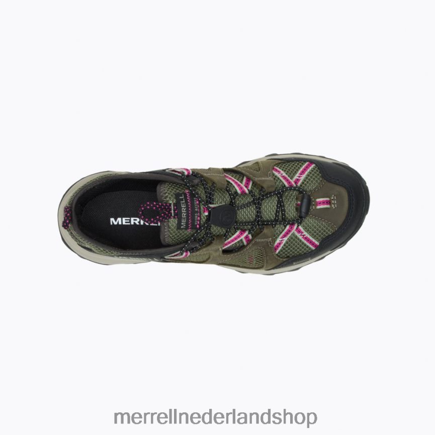 Merrell vrouwen 4FFP6T979 speed strike leren zeef (j135168) schoenen korstmos