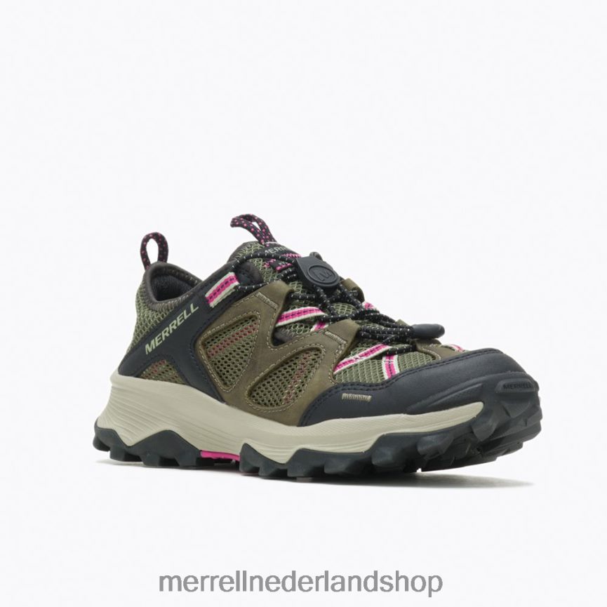 Merrell vrouwen 4FFP6T979 speed strike leren zeef (j135168) schoenen korstmos