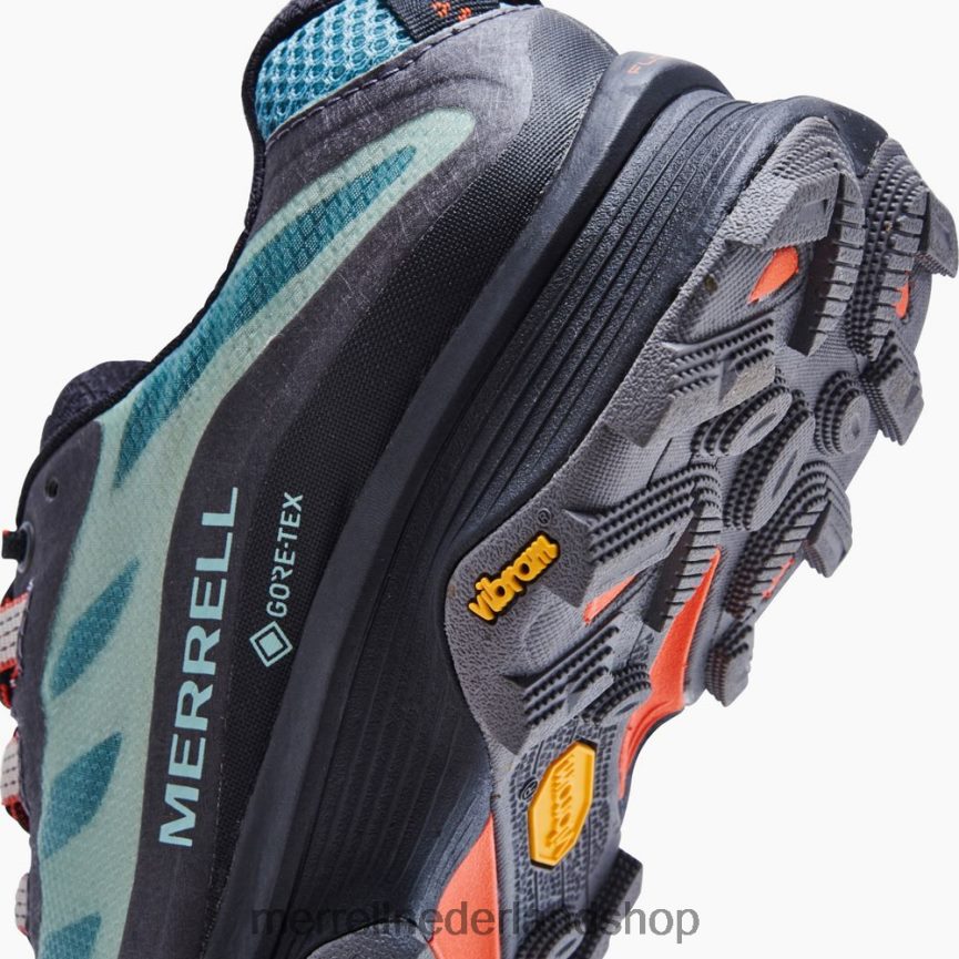 Merrell vrouwen 4FFP6T989 moab snelheid gore-tex (j067008) schoenen mineraal